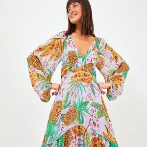Farm Rio - Lilac Mixed Fruits Maxi Dress / S